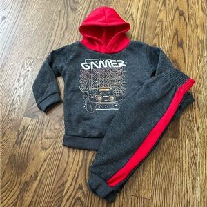 Tony Hawk Gamer Pullover Hoodie and Jogger Outfit Set, size 24M